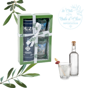 Coffret Dégustation “ Le Traditionnel “ – Ouzo 'Katsaros' et Verres authentiques