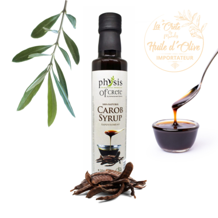 Sirop de Caroube 'Physis of Crete' 350ml – Un Nectar Méditerranéen d'Exception